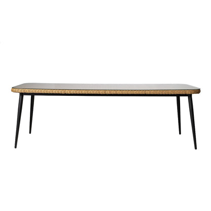 Galloway Rectangular Outdoor Dining Table-Outdoor Dining Tables-Lloyd Flanders-LOOMLAN