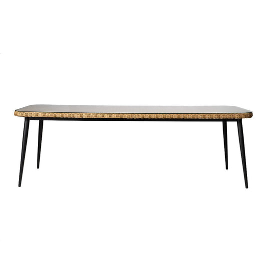 Galloway Rectangular Outdoor Dining Table-Outdoor Dining Tables-Lloyd Flanders-LOOMLAN