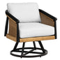 Galloway Swivel Outdoor Lounge Chair-Outdoor Lounge Chairs-Lloyd Flanders-LOOMLAN