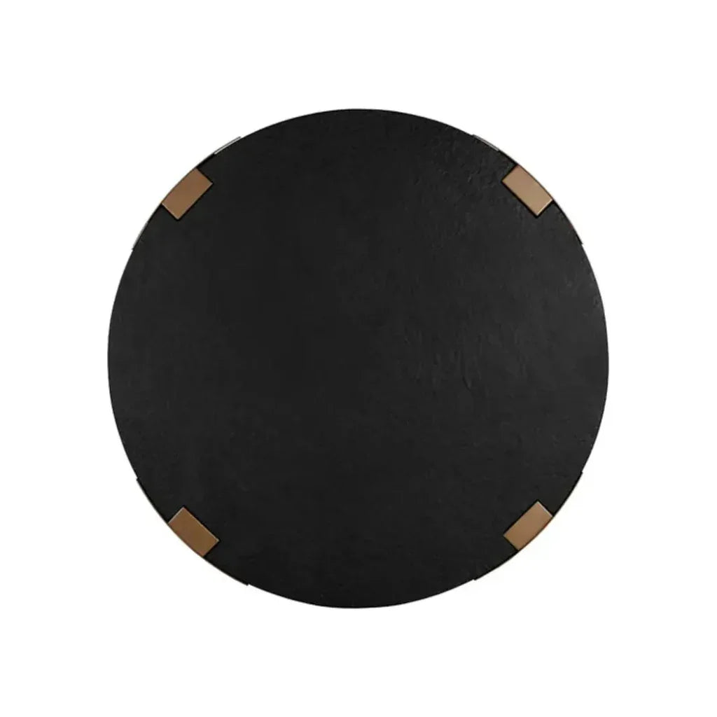 Gallus Concrete Outdoor Round Coffee Table-Outdoor Coffee Tables-SUNPAN-LOOMLAN