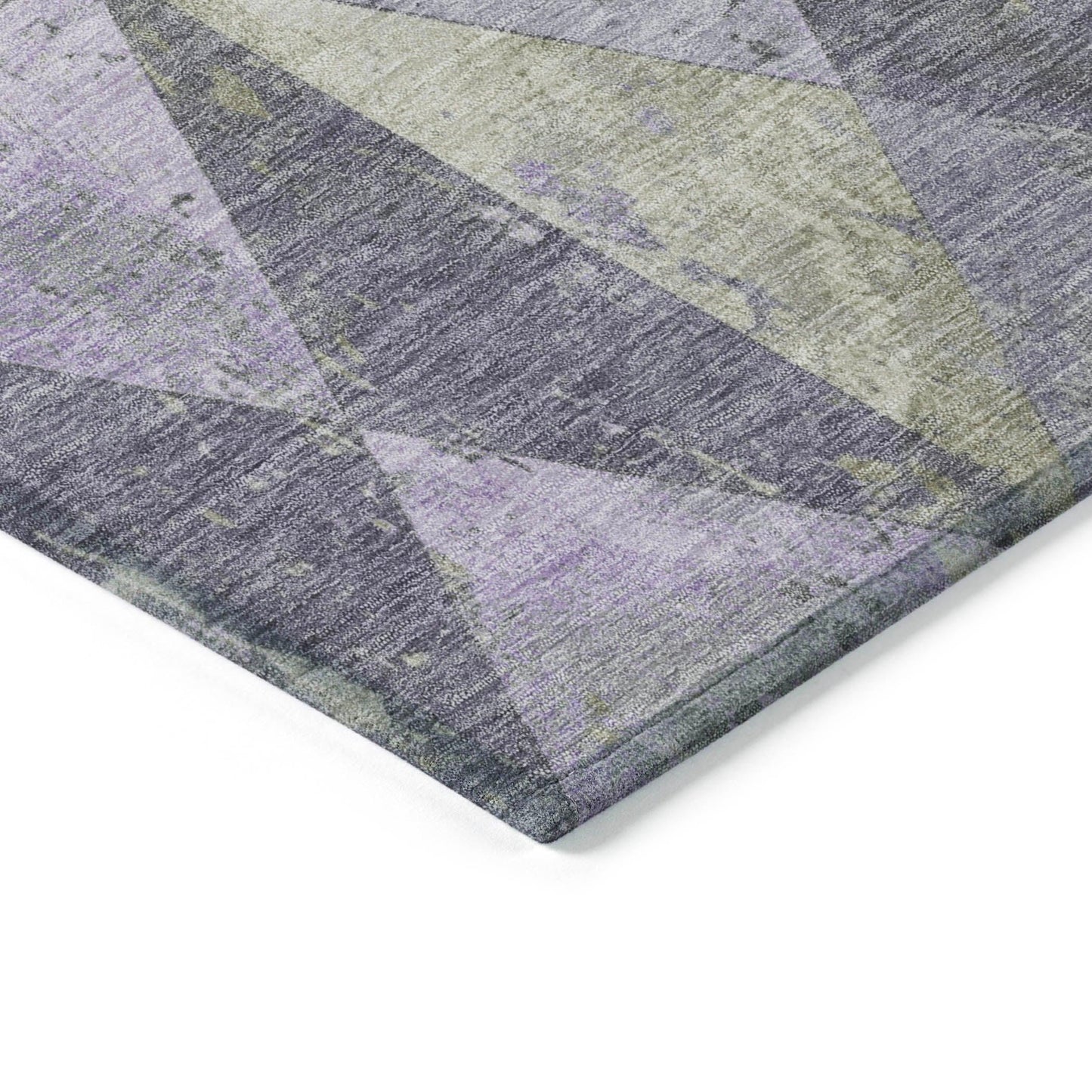Galon Lavender Washable Indoor-Outdoor Rug