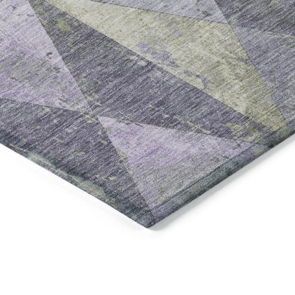 Galon Lavender Washable Indoor-Outdoor Rug