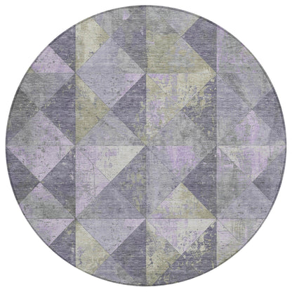 Galon Lavender Washable Indoor-Outdoor Rug