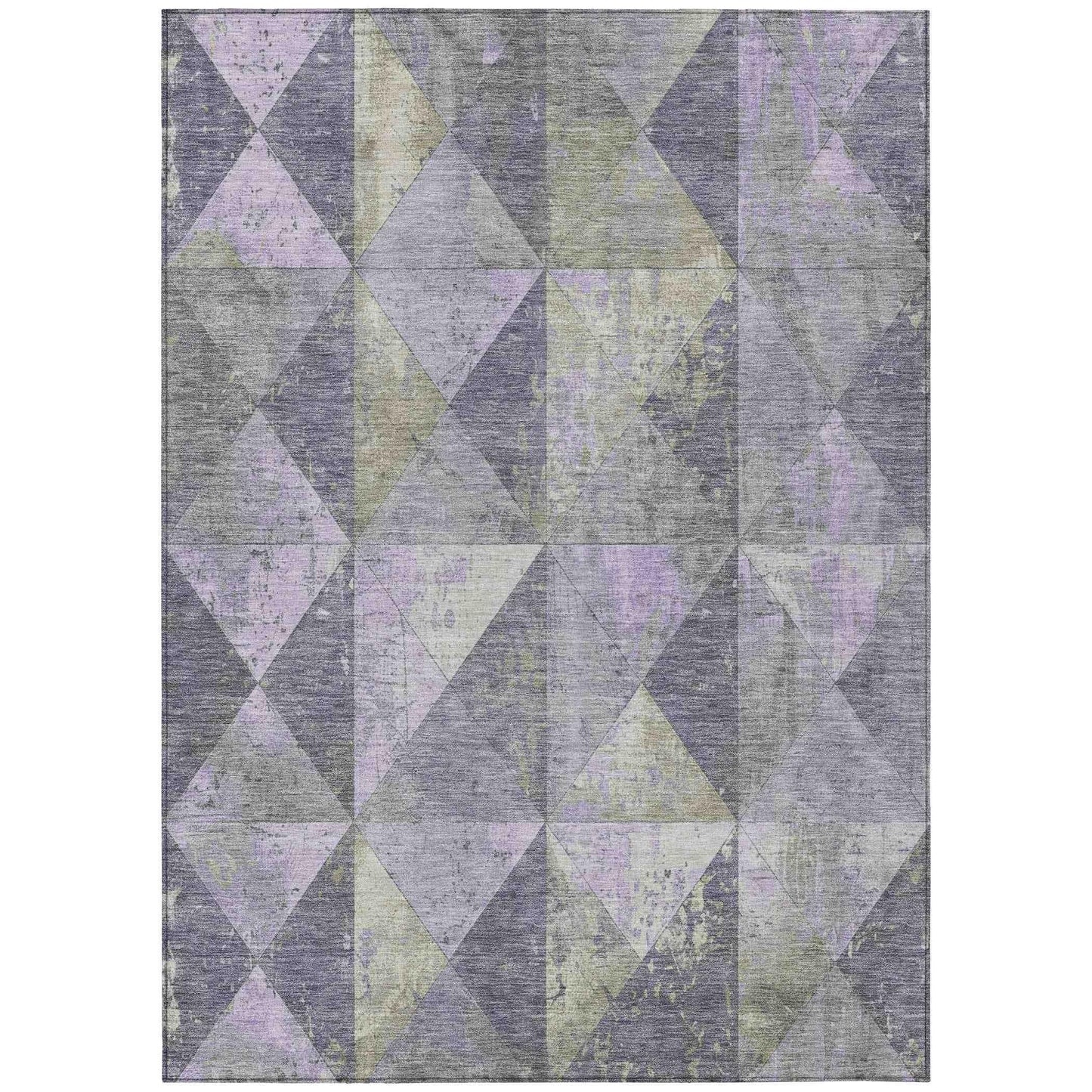 Galon Lavender Washable Indoor-Outdoor Rug
