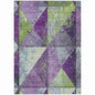 Galon Purple Washable Indoor-Outdoor Rug