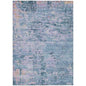 Galora Blue Washable Indoor-Outdoor Rug