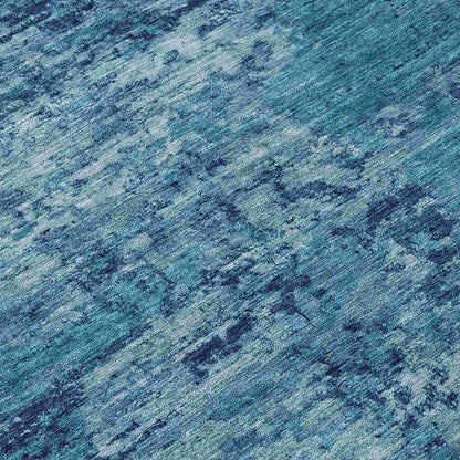 Galora Denim Washable Indoor-Outdoor Rug