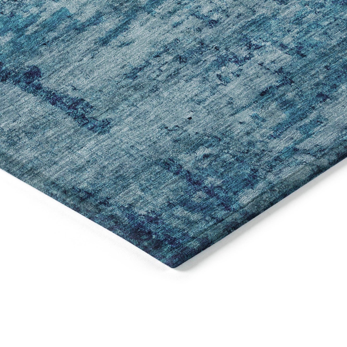 Galora Denim Washable Indoor-Outdoor Rug