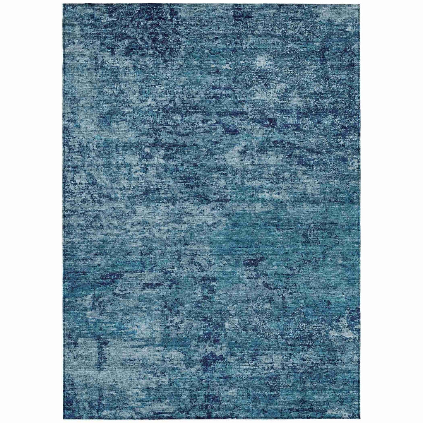 Galora Denim Washable Indoor-Outdoor Rug
