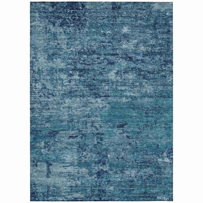 Galora Denim Washable Indoor-Outdoor Rug