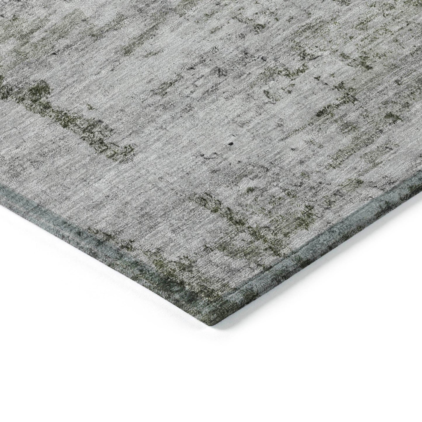 Galora Gray Washable Indoor-Outdoor Rug