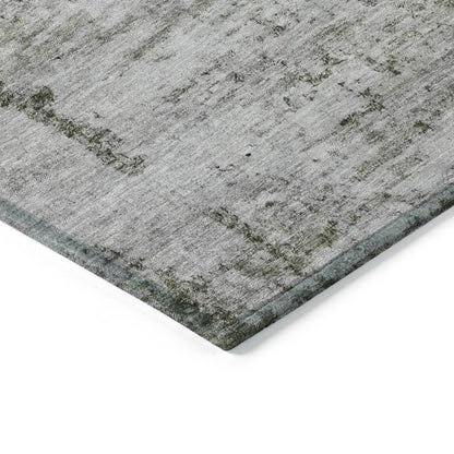 Galora Gray Washable Indoor-Outdoor Rug