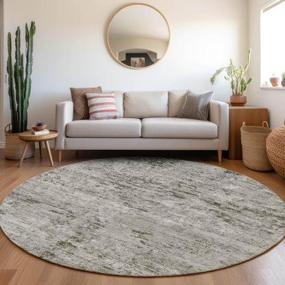 Galora Gray Washable Indoor-Outdoor Rug