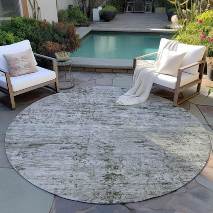 Galora Gray Washable Indoor-Outdoor Rug