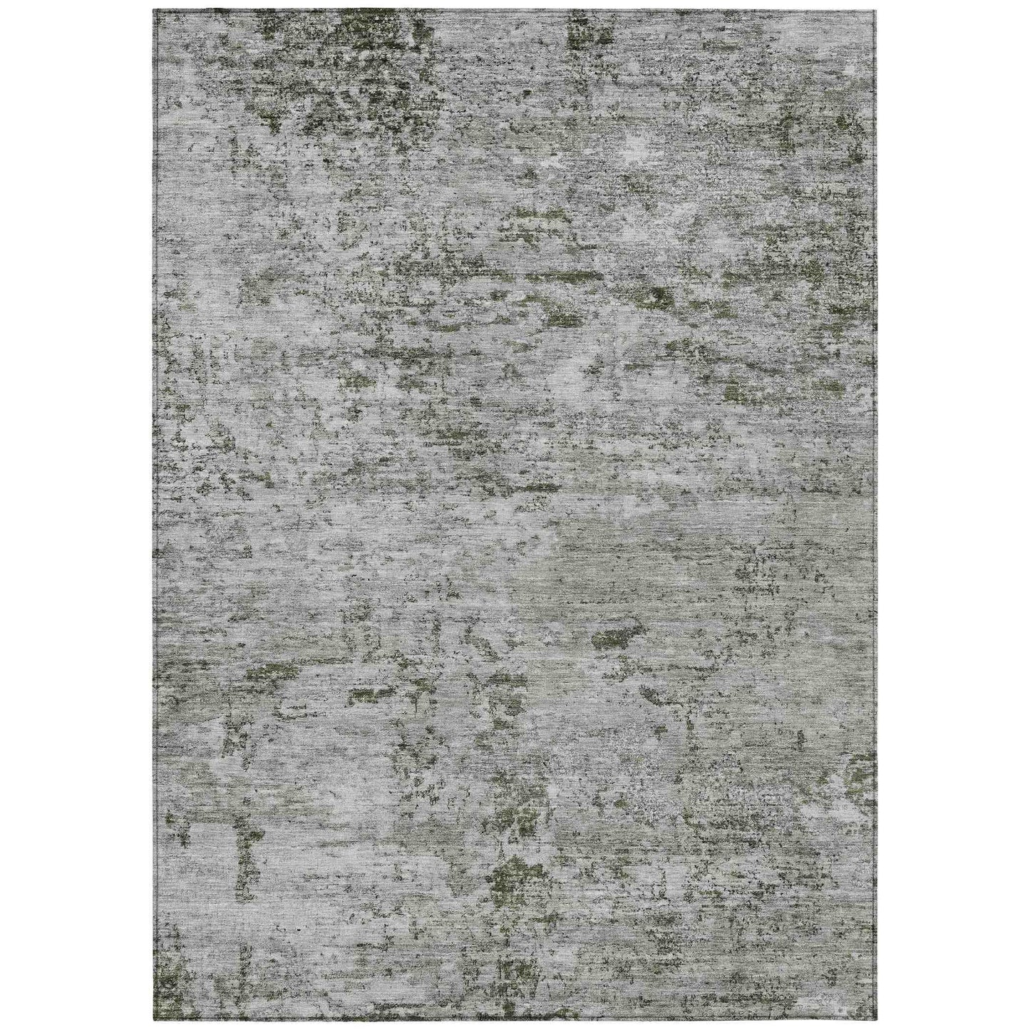Galora Gray Washable Indoor-Outdoor Rug