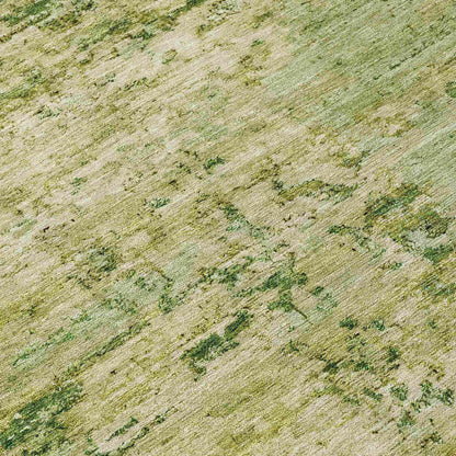 Galora Green Washable Indoor-Outdoor Rug