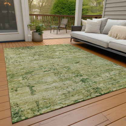 Galora Green Washable Indoor-Outdoor Rug
