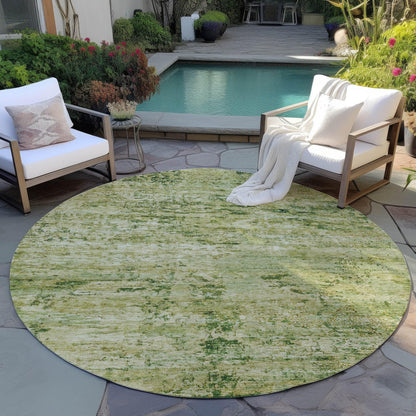 Galora Green Washable Indoor-Outdoor Rug