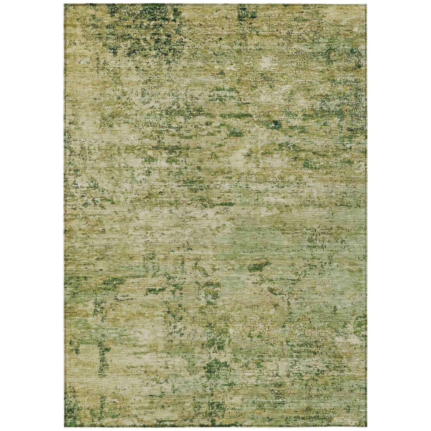 Galora Green Washable Indoor-Outdoor Rug