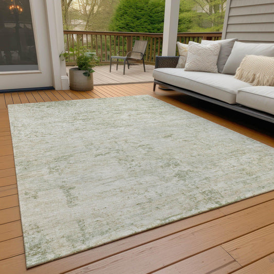 Galora Ivory Washable Indoor-Outdoor Rug