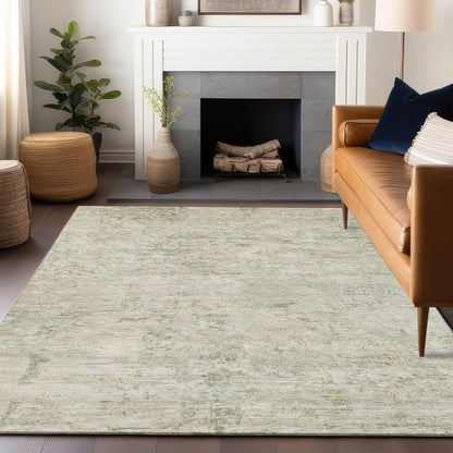 Galora Ivory Washable Indoor-Outdoor Rug