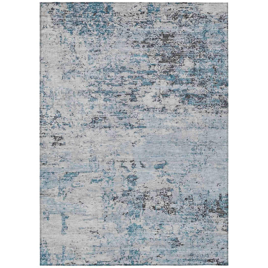 Galora Sky Washable Indoor-Outdoor Rug