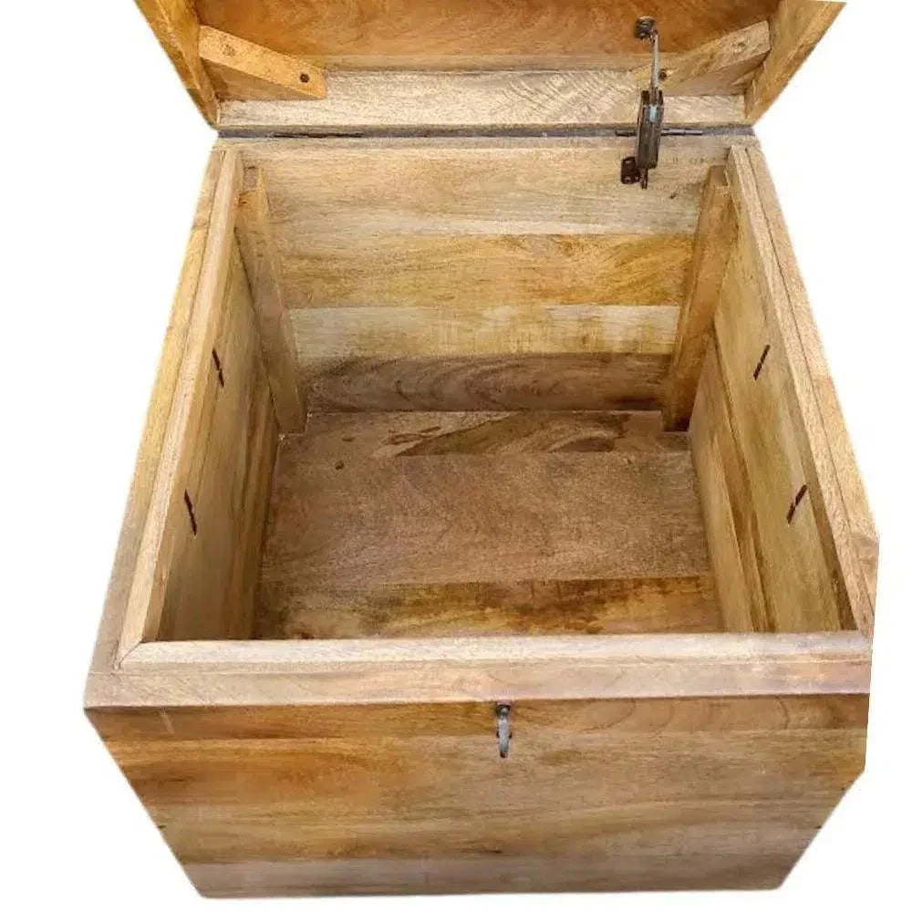 Square Storage Cube Trunk Farmhouse Jameson - LOOMLAN - LOOMLAN - Trunks