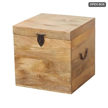 Square Storage Cube Trunk Farmhouse Jameson - LOOMLAN - LOOMLAN - Trunks