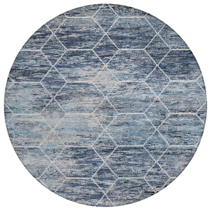 Galyn Blue Washable Indoor-Outdoor Rug