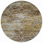 Galyn Brown Washable Indoor-Outdoor Rug