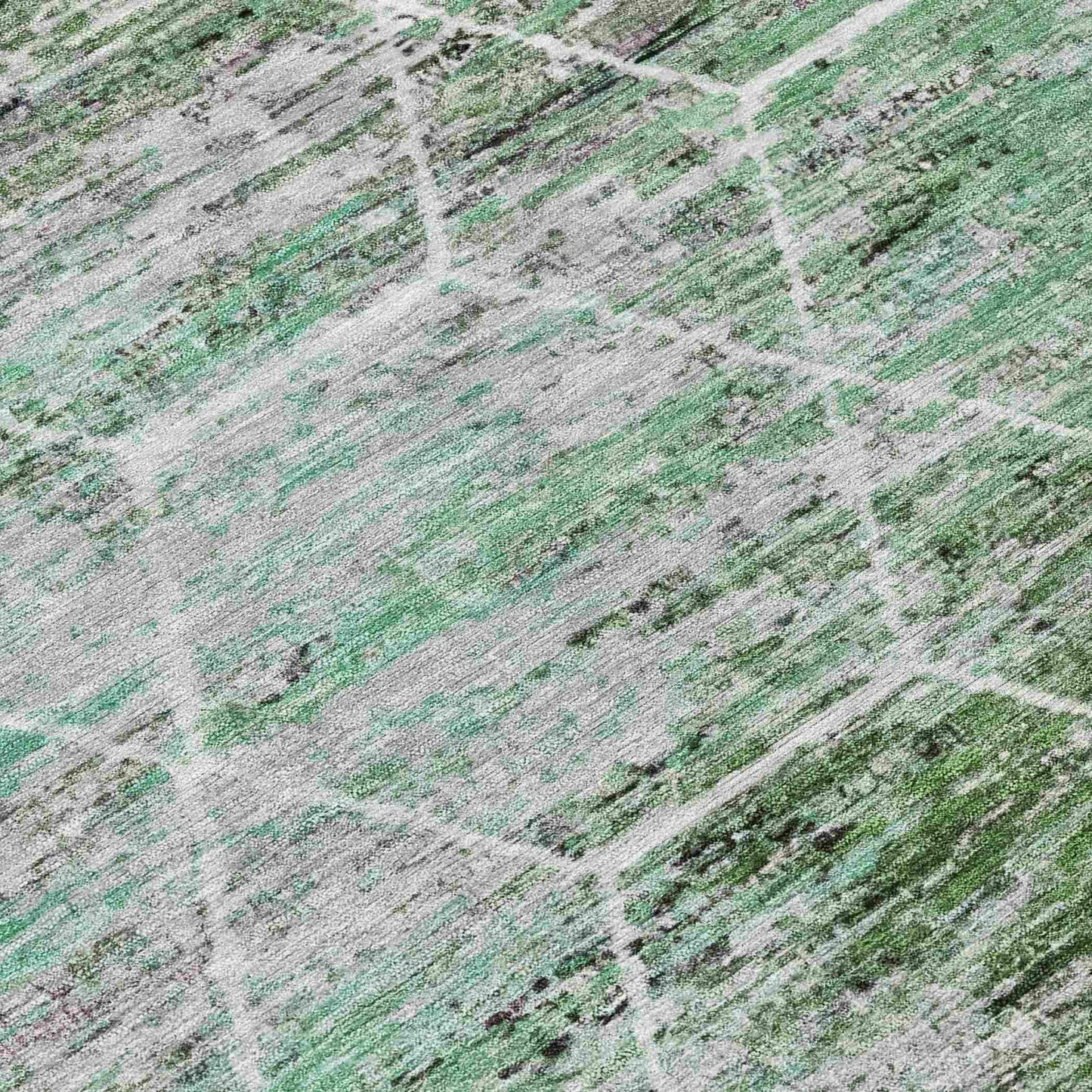 Galyn Green Washable Indoor-Outdoor Rug