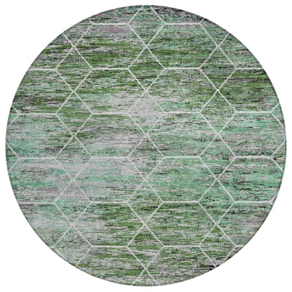 Galyn Green Washable Indoor-Outdoor Rug