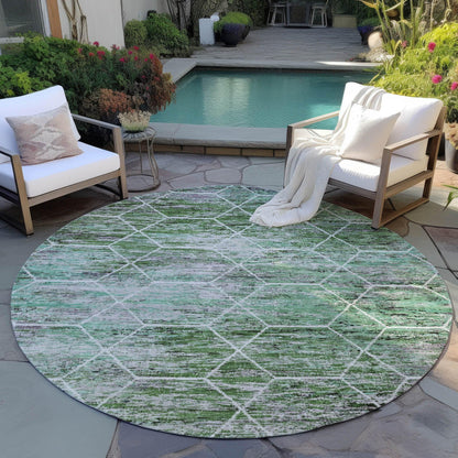 Galyn Green Washable Indoor-Outdoor Rug