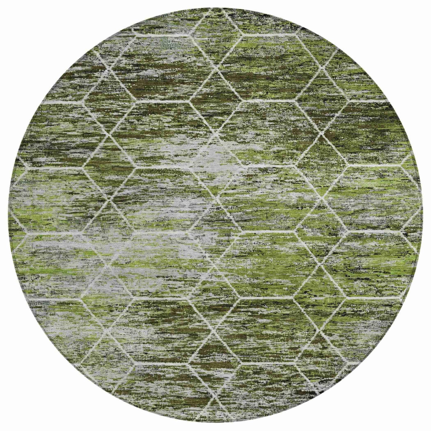 Galyn Olive Washable Indoor-Outdoor Rug