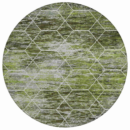 Galyn Olive Washable Indoor-Outdoor Rug