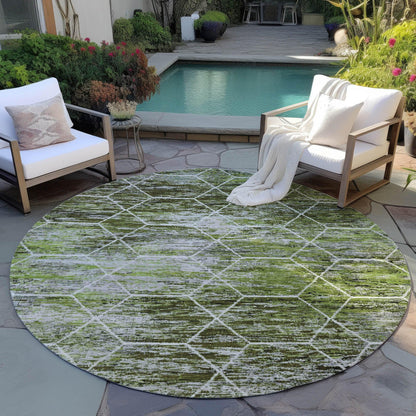 Galyn Olive Washable Indoor-Outdoor Rug