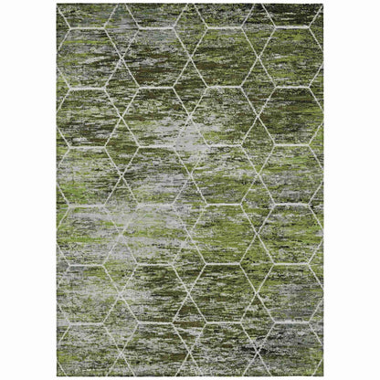 Galyn Olive Washable Indoor-Outdoor Rug