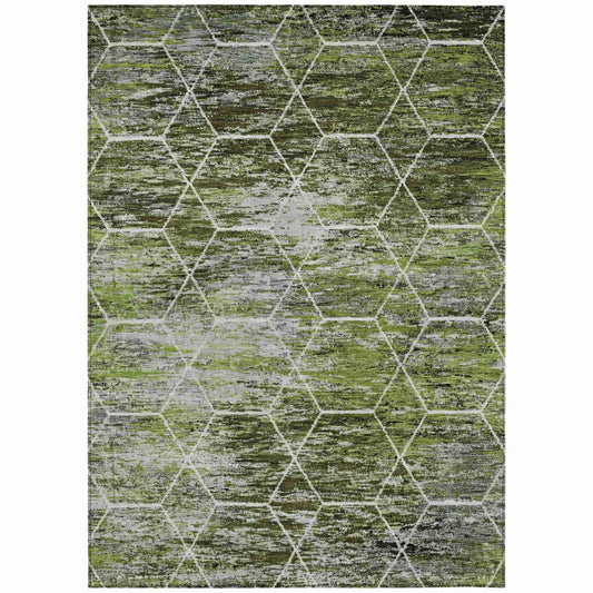 Galyn Olive Washable Indoor-Outdoor Rug