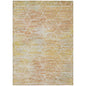 Galyn Orange Washable Indoor-Outdoor Rug