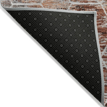 Galyn Paprika Washable Indoor-Outdoor Rug