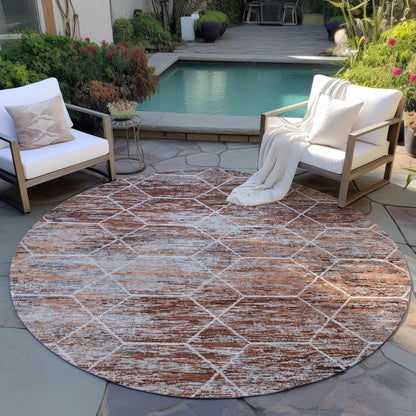 Galyn Paprika Washable Indoor-Outdoor Rug