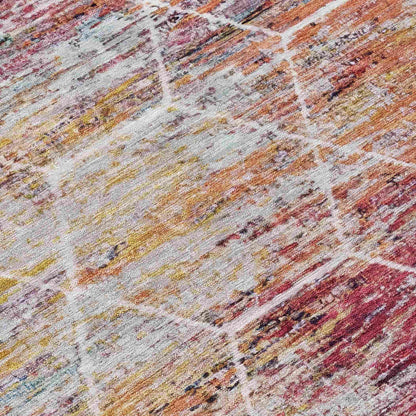 Galyn Pink Washable Indoor-Outdoor Rug