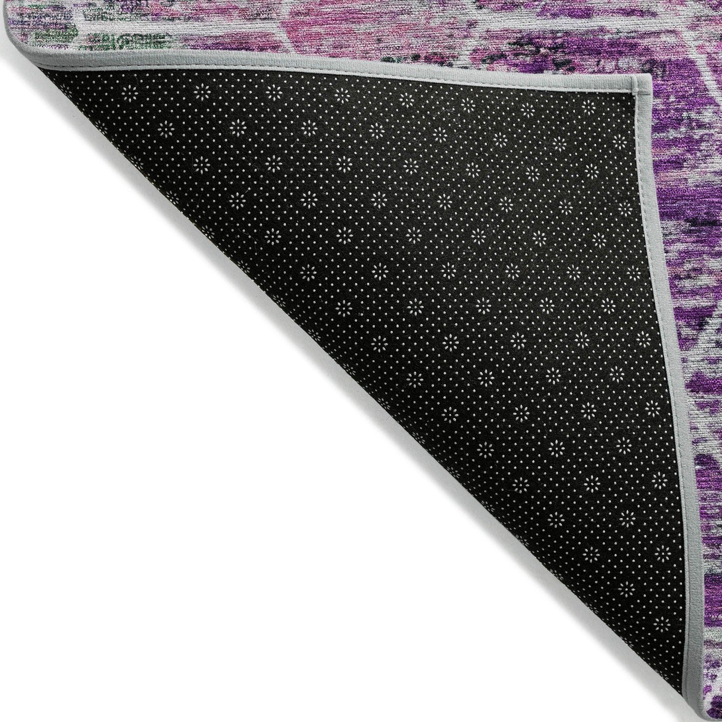 Galyn Purple Washable Indoor-Outdoor Rug