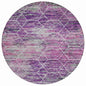 Galyn Purple Washable Indoor-Outdoor Rug
