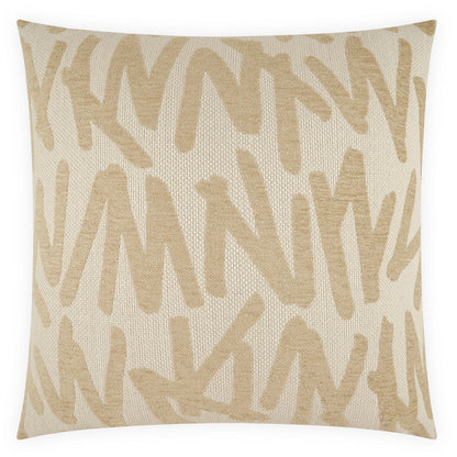 Gambit Ivory Throw Pillow