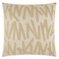 Gambit Ivory Throw Pillow