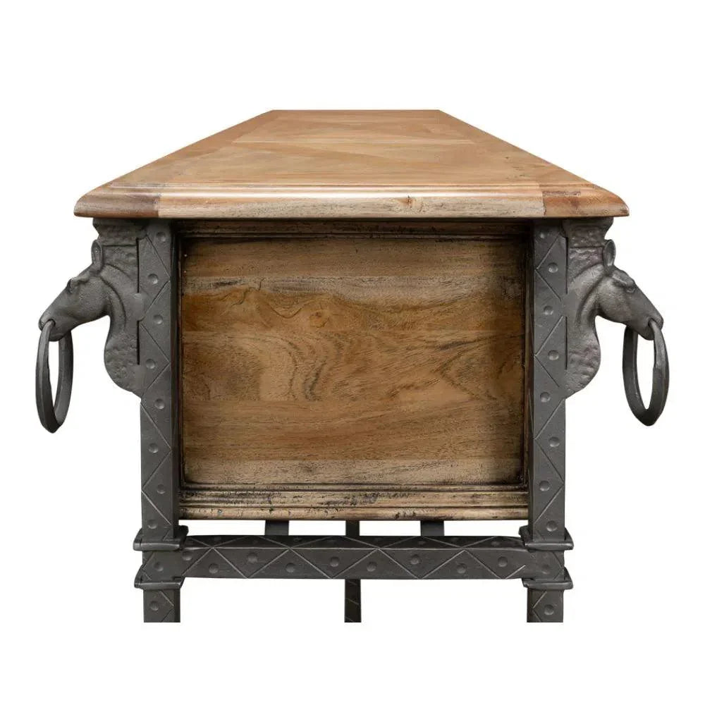 Game Of Thornes Console Table Drawers Antique - LOOMLAN - Sarreid - Console Tables