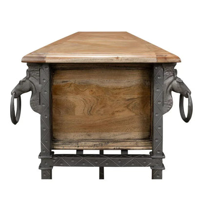 Game Of Thornes Console Table Drawers Antique - LOOMLAN - Sarreid - Console Tables