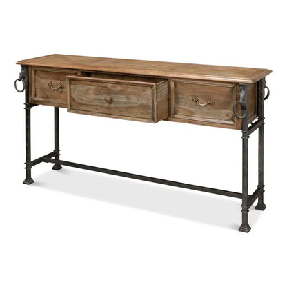Game Of Thornes Console Table Drawers Antique - LOOMLAN - Sarreid - Console Tables