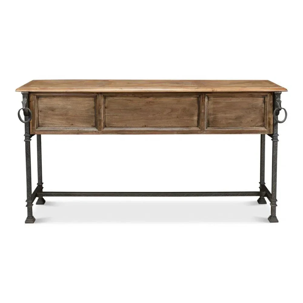 Game Of Thornes Console Table Drawers Antique - LOOMLAN - Sarreid - Console Tables